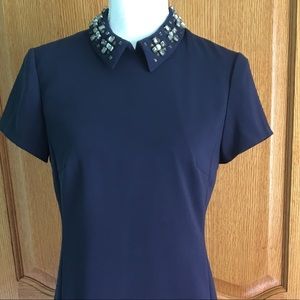 Ann Taylor Shift Dress w Crystal Detail **NWT**